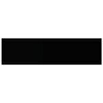 vidaXL Étagère murale flottante Noir brillant 90x23 5x3 8 cm MDF