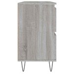 vidaXL Armoire salle de bain sonoma gris 80x33x60 cm bois d'ingénierie