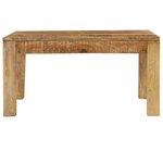 vidaXL Table basse 80x80x40 cm Bois de manguier massif