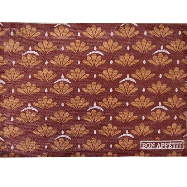 Set de table bon appétit éventails - rectangulaire