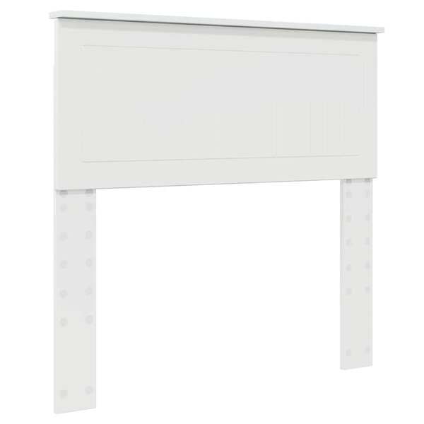 vidaXL Tête de lit Blanc Brillant 90 cm Bois d'ingénierie