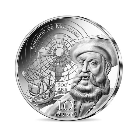 Unesco - Magellan et Art Manuellin Monnaie de 10€ Argent - Qualité BE Millésime 2021