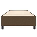 vidaXL Cadre de lit Marron foncé 80x200 cm Tissu