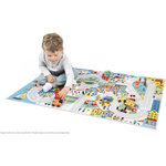 Tapis de jeu - Chambre - Enfant - Ville  voiture - 120x78cm - Dès 2 ans - Janod