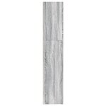 vidaXL Bibliothèque sonoma gris 80x30x152 cm bois d'ingénierie