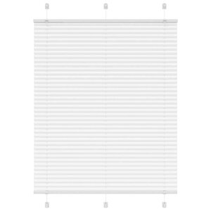 vidaXL Store plissé blanc 105x150cm largeur du tissu 104 4cm polyester