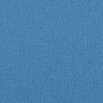 vidaXL Coussins de chaise à dossier haut lot de 4 bleu mélangé tissu