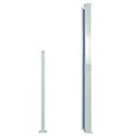 vidaXL Auvent latéral rétractable 140 x 300 cm Bleu