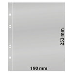 Feuilles Multi Collect Lindner transparentes à 1 poche pour blocs feuillets.