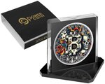 Pièce de monnaie en Argent 2 Dollars g 31.1 (1 oz) Millésime 2024 TATTOO BITCOIN