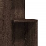vidaXL Table d'appoint chêne marron 35x35x60 cm bois d'ingénierie