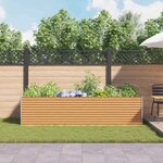 vidaXL Jardinière surélevée 290 x 100 x 68 cm Acier galvanisé