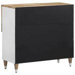 vidaXL Buffet 80x33 5x75 cm bois massif de manguier