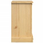 vidaXL Table de chevet Corona 45x35x64 cm bois de pin massif
