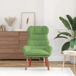 vidaXL fauteuil Vert clair 69 x 74 x 93 cm Velours