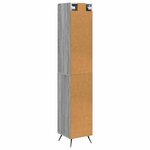vidaXL Ensemble de Meubles 2 Pièces Sonoma gris Bois d'ingénierie