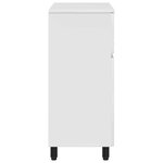 vidaXL Unité de vanité de salle de bain Blanc brillant 60 x 35 x 80 cm