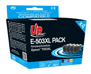 Pack UPrint compatible EPSON 503 XL  4 cartouches