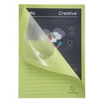 Paquet de 100 chemises à fenêtre SUPER 160g/m2 - 22x31cm - Vert clair EXACOMPTA