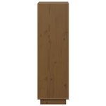 vidaXL Buffet haut Marron miel 37x34x110 cm Bois massif de pin