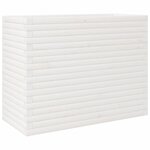 vidaXL Jardinière blanc 90x40x68 5 cm bois de pin massif