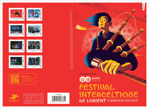 Collector 8 timbres - Festival interceltique de Lorient 2024 - Lettre Verte
