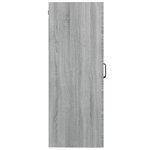 vidaXL Armoire murale suspendue Sonoma gris 69 5x34x90 cm