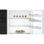 Siemens ki77vvsf0 réfrigérateur combiné intégrable - 232l (169+63) - iq300 - classe énergie a++ - 158x54cm - blanc