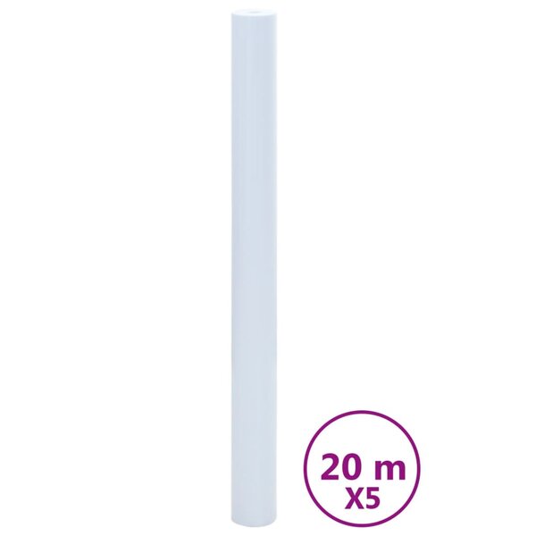 vidaXL Films pour fenêtre 5 Pièces statique dépoli blanc PVC