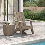 vidaXL Chaise de jardin Adirondack marron clair 75x88 5x89 5 cm PP