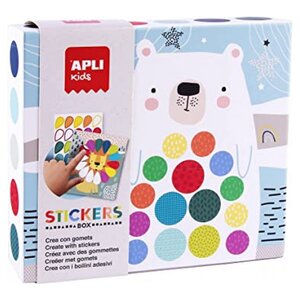 creez avec des stickers  box ours