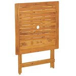 vidaXL Ensemble de bistro 3 Pièces beige polypropylène et bois massif