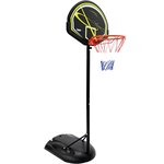Panier de basket sur pied mobile "miami" hauteur réglable de 1 6m à 2 10m