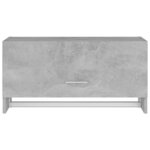 vidaXL Garde-robe gris béton 70x32 5x35 cm bois d'ingénierie