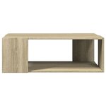 vidaXL Table basse chêne sonoma 89 5x48x30 cm bois d'ingénierie