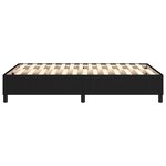 vidaXL Cadre de lit Noir 120x200 cm Tissu