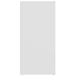 Vidaxl buffet blanc 80x36x75 cm aggloméré