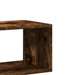 vidaXL Meubles TV 2 Pièces chêne fumé 100x30x50 cm bois d'ingénierie
