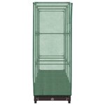 vidaXL Jardinière surélevée avec housse aspect rotin 120x40x123 cm