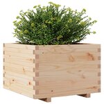vidaXL Jardinière 70x70x49 5 cm bois de pin massif