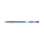 Stylo roller Signo Ecriture large Bleu pailleté