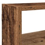 vidaXL Étagère cube murale 7 compartiments vieux bois bois ingénierie