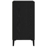 vidaXL Buffet Chêne noir 57 x 35 x 70 cm Bois d'ingénierie