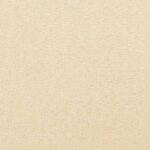 vidaXL Fauteuil Crème Tissu