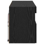 vidaXL Meuble TV mural Chêne noir 100 x 30 x 40 cm Bois d'ingénierie