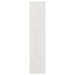 vidaXL Bibliothèque/Séparateur de pièce Blanc 100x30x135 5 cm Pin