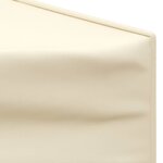 vidaXL Tente de réception pliable avec parois Crème 2x2 m