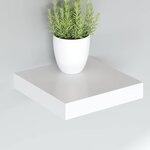 vidaXL Étagère flottante murale blanc 23x23 5x3 8 cm MDF