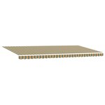 vidaXL Auvent Rétractable Automatique Vert et Jaune 600x350 cm