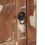 vidaXL Table de chevet 40x32x46 cm bois massif de récupération